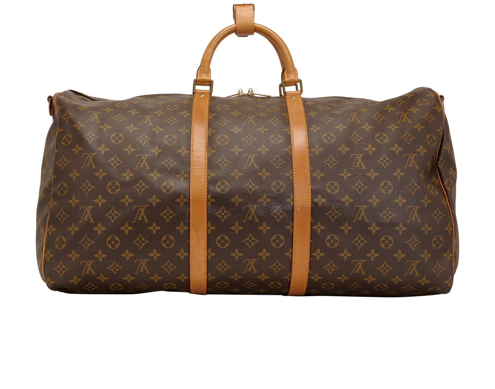 Keepall 60 Bandouliere, &pound;850, Handbags, Brown, Canvas, Back view